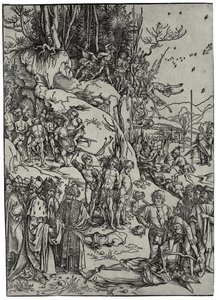 O martírio dos dez mil, 1497 de Albrecht Dürer