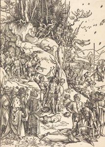 O Martírio dos Dez Mil, c. 14961497. de Albrecht Dürer