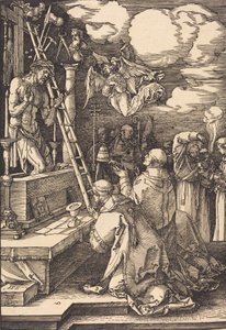 A Missa de São Gregório, 1511. de Albrecht Dürer