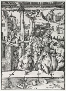 A casa de banho dos homens de Albrecht Dürer