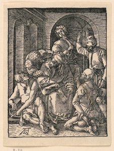 A zombaria de Cristo, da série A Pequena Paixão de Albrecht Dürer