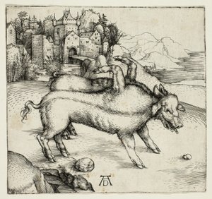 A porca monstruosa de Landser de Albrecht Dürer