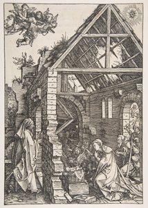 A Natividade, de A Vida da Virgem, edição latina, 1511