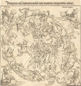 O Hemisfério Celestial Norte de Albrecht Dürer