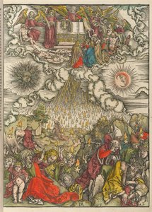 A abertura do quinto e sexto selos de Albrecht Dürer