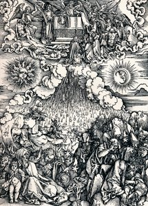 A Abertura do Quinto e Sexto Selos, 1498 1906 de Albrecht Dürer