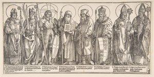 Os santos padroeiros da Áustria, 1515-17. de Albrecht Dürer