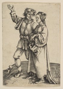 O camponês e sua esposa, ca. 1497 de Albrecht Dürer