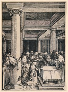 A Apresentação no Templo. da série Vida da Virgem de Albrecht Dürer