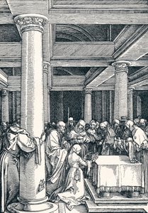 A Apresentação de Cristo no Templo, 1506 1906 de Albrecht Dürer