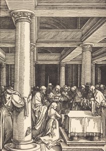 A Apresentação de Cristo no Templo, c. 15041505. de Albrecht Dürer