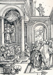 A Apresentação da Virgem no Templo, 1506 1906 de Albrecht Dürer