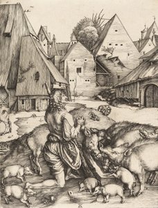 O Filho Pródigo, c. 1496. de Albrecht Dürer