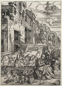 O repouso no Egito, c. 1501-1502. de Albrecht Dürer