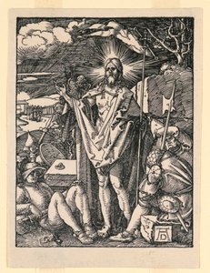 A Ressurreição, da série A Pequena Paixão de Albrecht Dürer