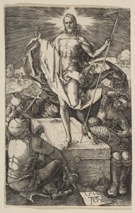 A ressurreição, de The Passion, 1512. de Albrecht Dürer