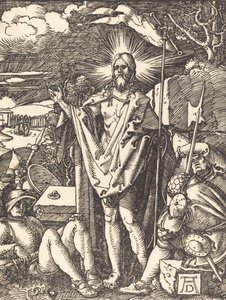 A Ressurreição, provavelmente c. 15091510. de Albrecht Dürer