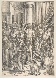 A Flagelação de Cristo.n.d. de Albrecht Dürer