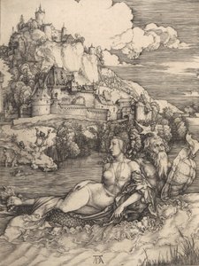 O Monstro do Mar, cerca de 1498., cerca de 1498. de Albrecht Dürer