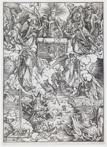 As Sete Trombetas, de "The Apocalypse" de Albrecht Dürer