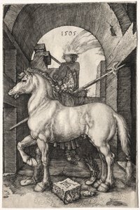 O cavalo pequeno, 1505. de Albrecht Dürer