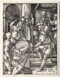 A Pequena Paixão: Cristo Antes de Anás de Albrecht Dürer
