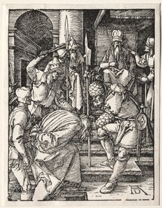 A Pequena Paixão: Cristo Antes de Anás, 1509-1511. de Albrecht Dürer
