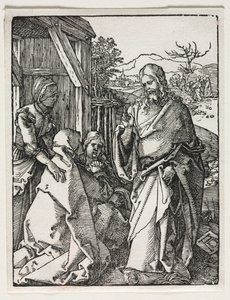 A Pequena Paixão: Cristo Despedindo-se da Virgem de Albrecht Dürer