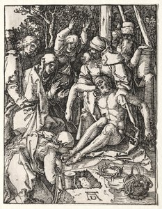 A pequena paixão: lamentação, c. 1509-1510. de Albrecht Dürer