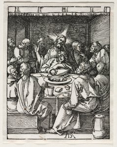 A pequena paixão: a última ceia. de Albrecht Dürer