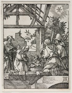 A pequena paixão: a natividade. de Albrecht Dürer