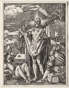 A Pequena Paixão: A Ressurreição, 1509-1511. de Albrecht Dürer