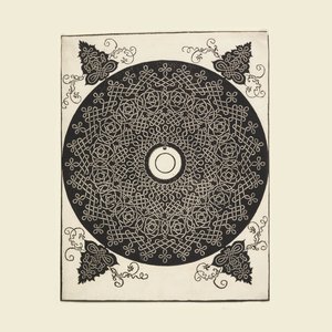 O Terceiro Nó (Padrão Entrelaçado com Medalhão Branco) de Albrecht Dürer