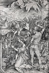 A tortura de Santa Catarina de Alexandria de Albrecht Dürer