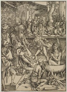 A Tortura de São João Evangelista de Albrecht Dürer