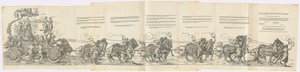 A Carruagem Triunfal de Maximiliano I O Grande Carro Triunfal, 1523 Latin ed.. de Albrecht Dürer