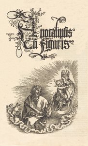 A Virgem aparecendo para São João, 15101511. de Albrecht Dürer