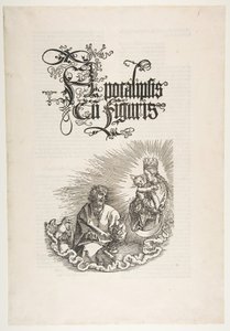 A Virgem Aparecendo a São João, de The Apocalypse.n.d. de Albrecht Dürer