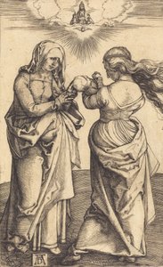 A Virgem e o Menino com Santa Ana, c. 1500. de Albrecht Dürer