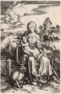 A Virgem e o Menino com o Macaco de Albrecht Dürer