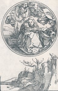 A Virgem coroada por dois anjos, c1515 1906. de Albrecht Dürer