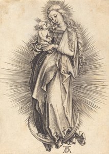 A Virgem no Crescente, c. 14981499. de Albrecht Dürer