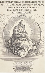 A Virgem no crescente de Albrecht Dürer