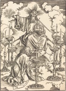 A visão dos sete castiçais de Albrecht Dürer