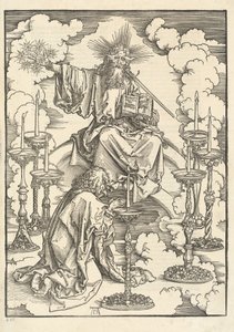 A visão dos sete castiçais de Albrecht Dürer