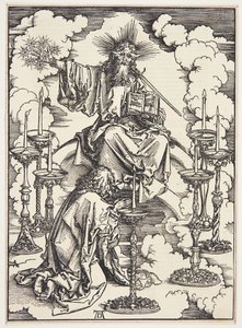A visão dos sete castiçais de Albrecht Dürer