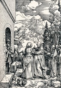 A Visitação, 1506 1906 de Albrecht Dürer