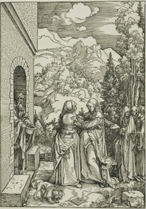 A Visitação, de A Vida da Virgem de Albrecht Dürer