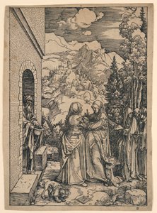 A Visitação, de "A Vida da Virgem" de Albrecht Dürer