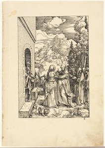 A Visitação, de A Vida da Virgem de Albrecht Dürer